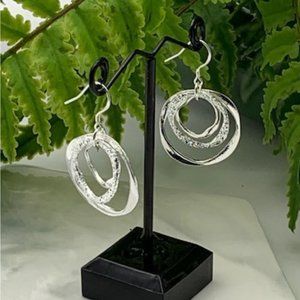 Organic Circle Earrings